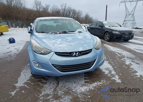 2012 Hyundai Elantra Limited (Ulsan Plant) из США, поврежденный, VIN KMHDH4AE6CU192982